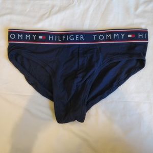 Tommy Hilfiger Blue Cotton Hip Briefs